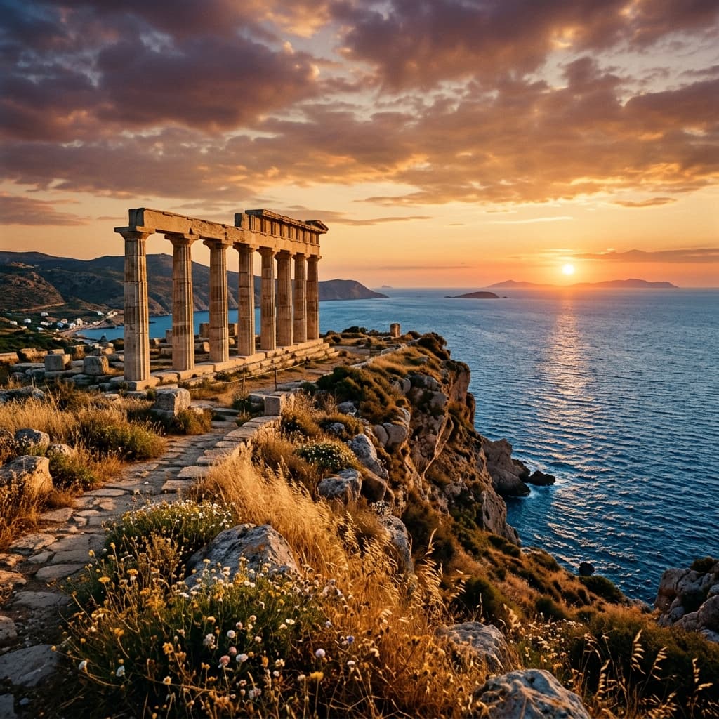 First lights of the morning in Kekova bays